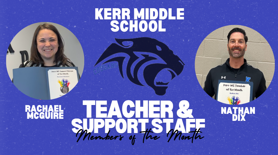  November Teacher & Support Staff Members of the Month 
